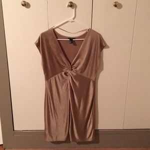 Simple gold dress